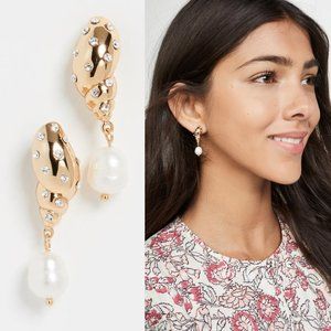 NEW Kate Spade Under The Sea Pavé Tulip Shell Drop Earrings
